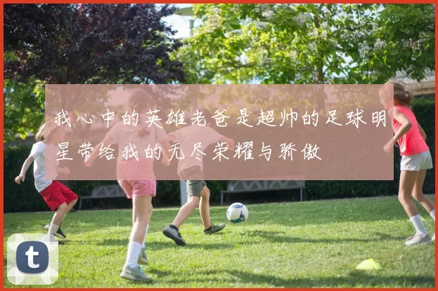 我心中的英雄老爸是超帅的足球明星带给我的无尽荣耀与骄傲